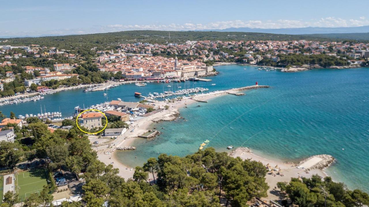 Beach Apartment Krk Town Bagian luar foto